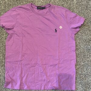 Polo by Ralph Lauren Lavender Crewneck Tee with Navy Pony
